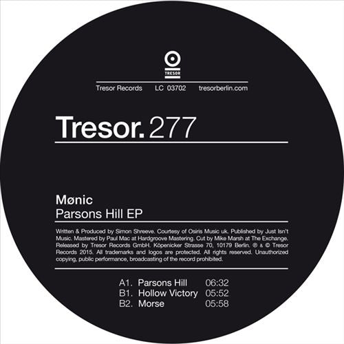 Parsons Hill EP cover art