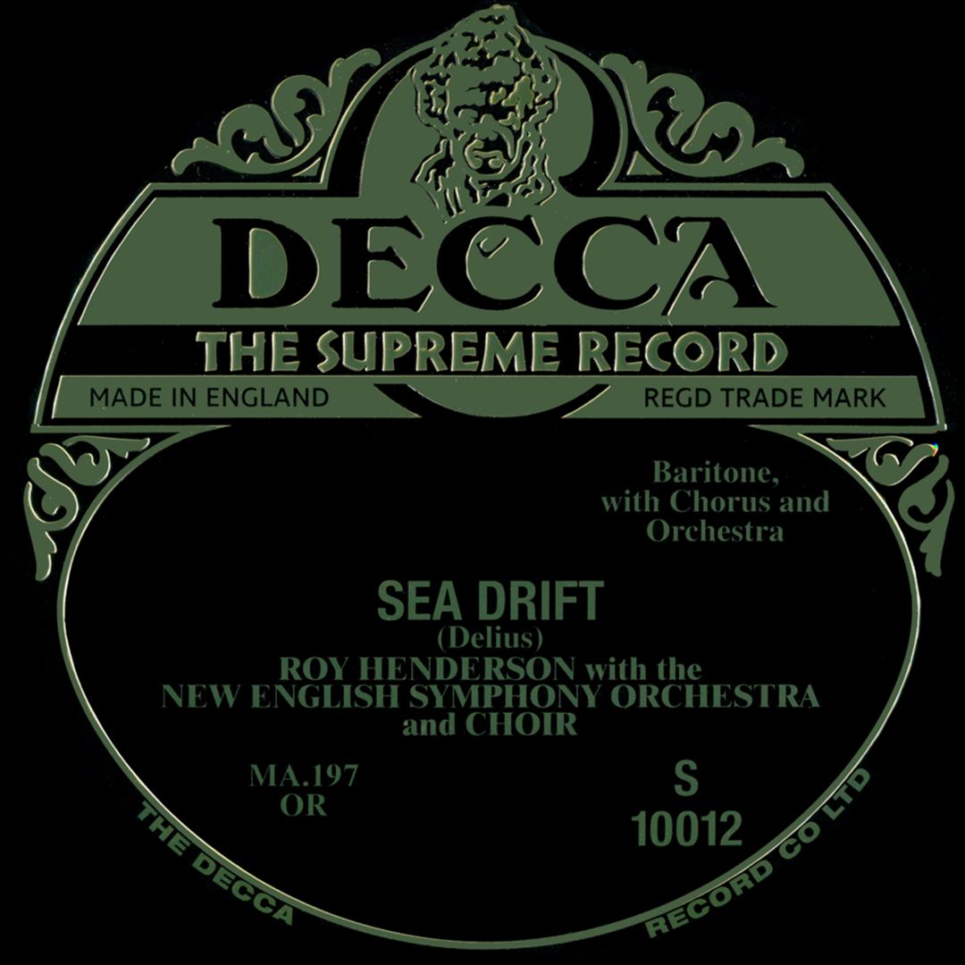 Delius: Sea Drift cover art