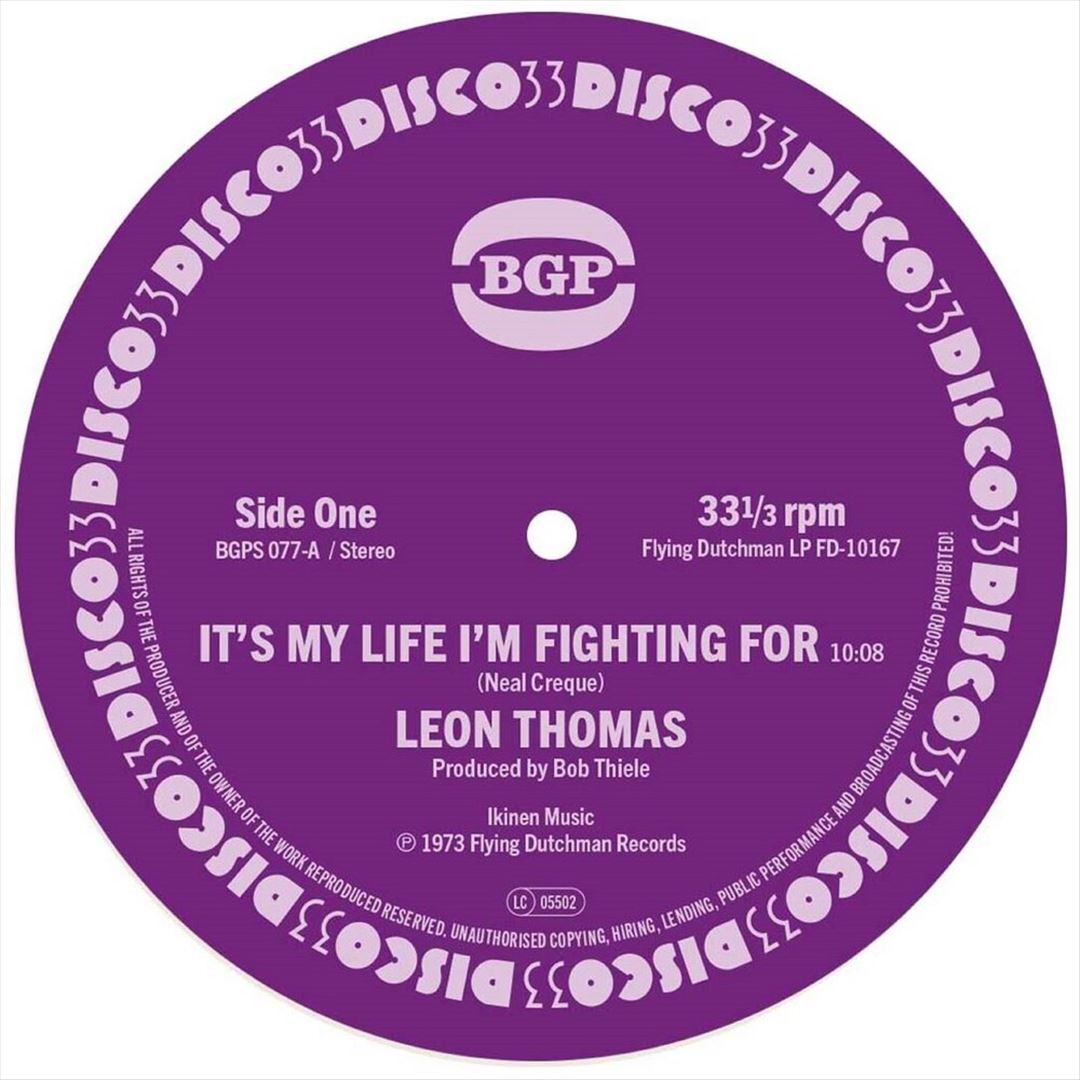 It's My Life I'm Fighting For cover art