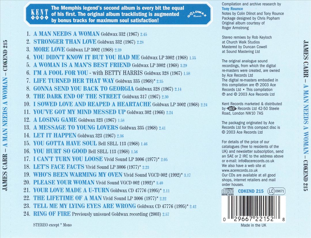 Man Needs a Woman cover art