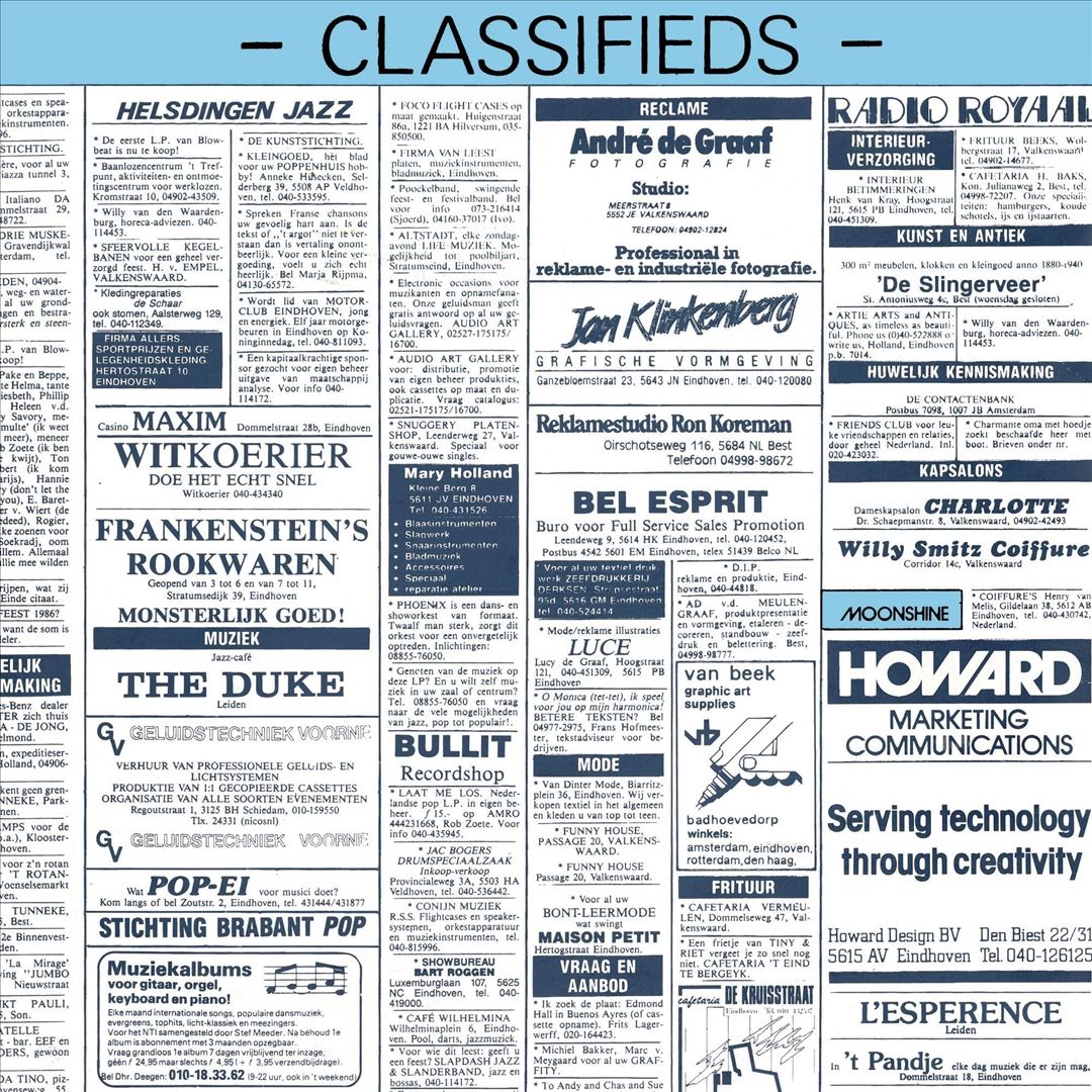 Classifieds cover art