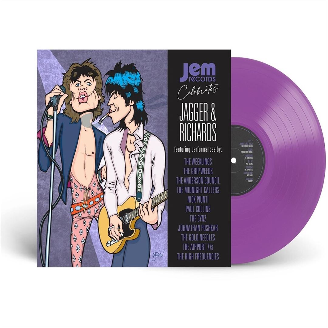 Jem Records Celebrates Jagger & Richards cover art