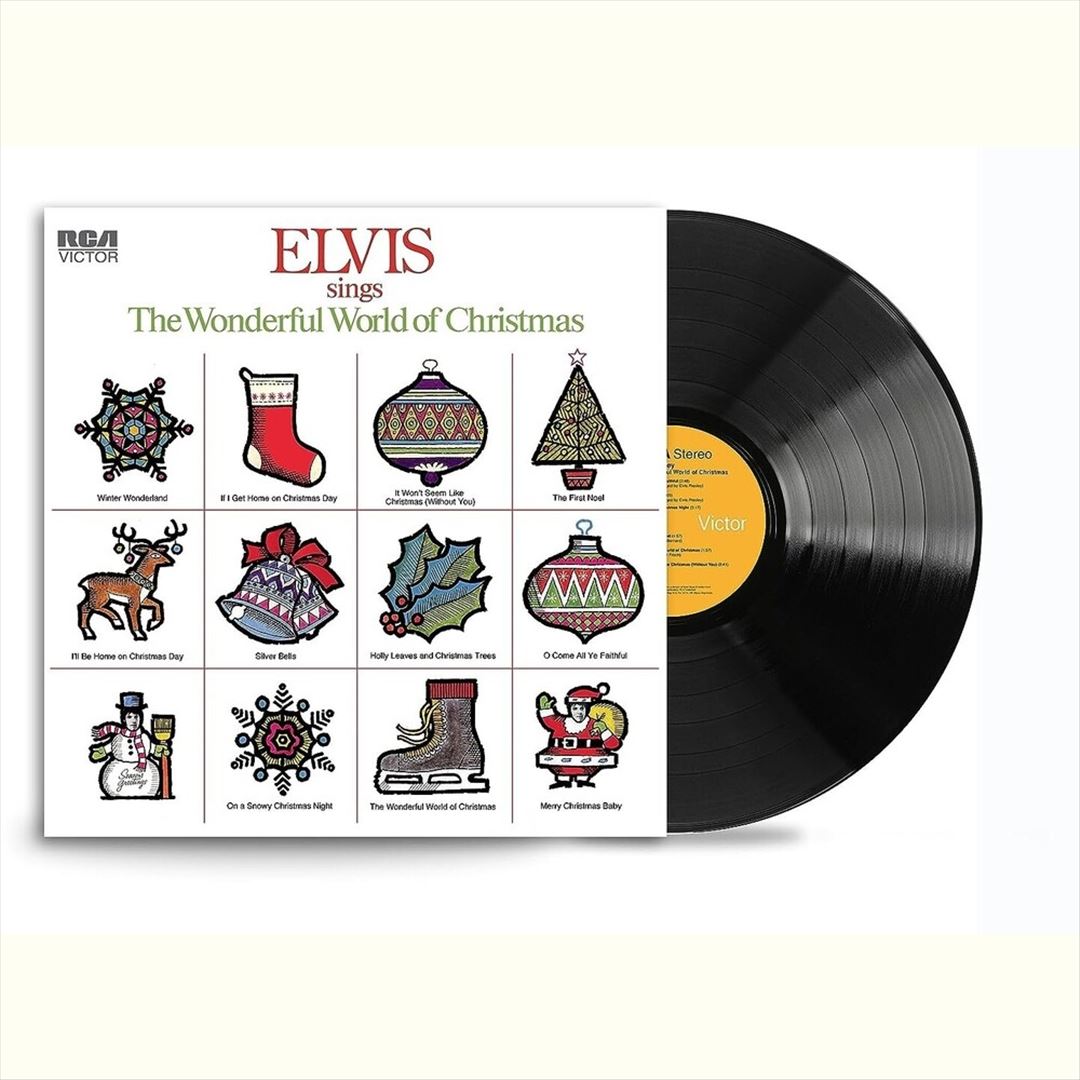 Elvis Sings the Wonderful World of Christmas cover art