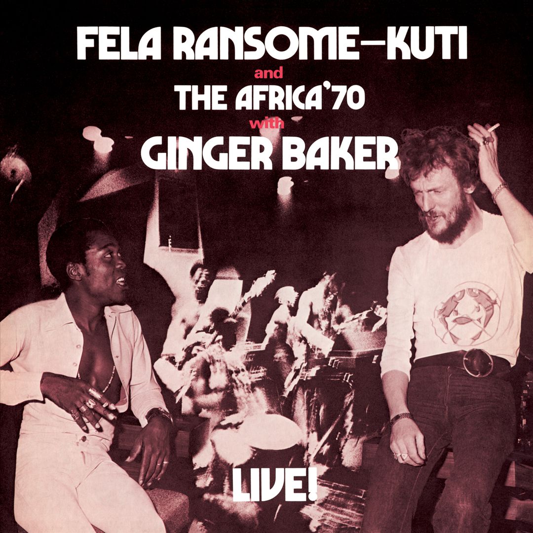 Fela with Ginger Baker Live! cover art