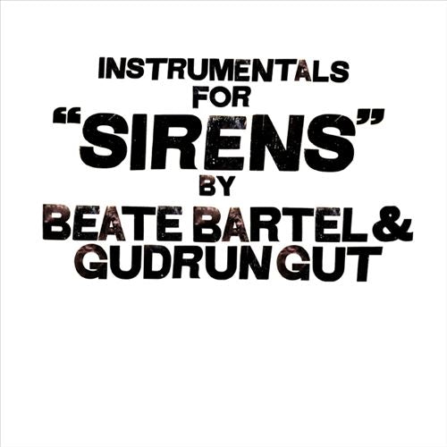 Instrumentals for Sirens cover art