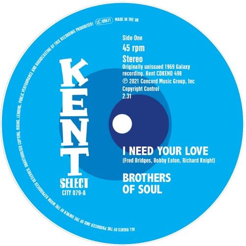 I Need Your Love cover art