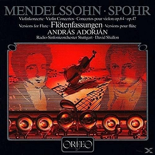 Mendelssohn: Violinkonzerte Op. 64; Spohr: Violinkonzerte Op. 47 - Flötenfassungen cover art