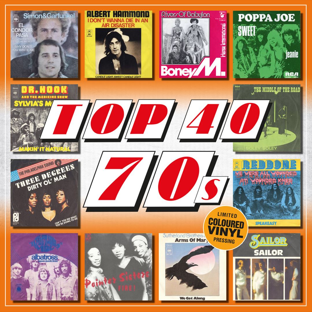 Top 40 70s cover art