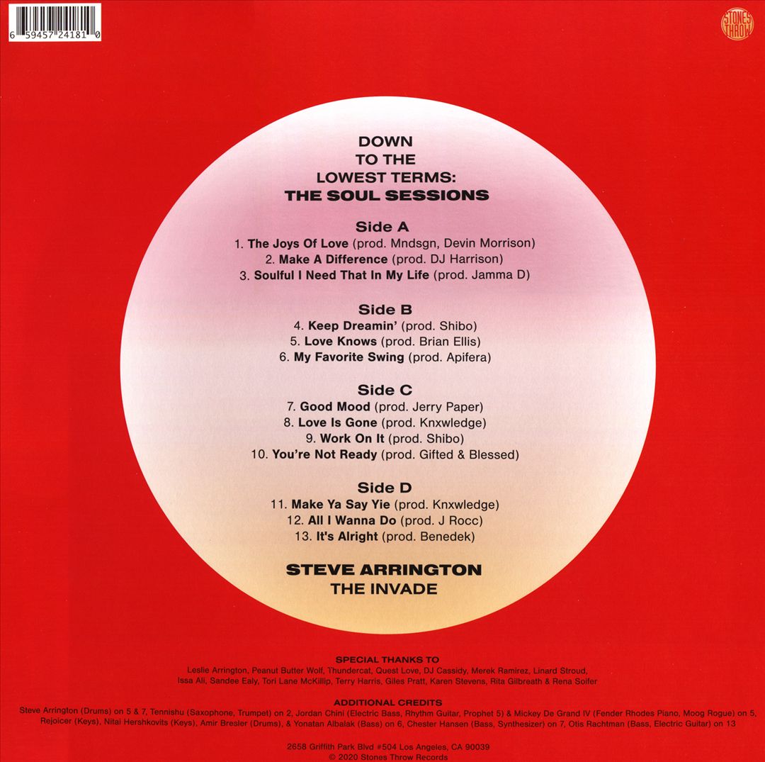 Down to the Lowest Terms: The Soul Sessions cover art