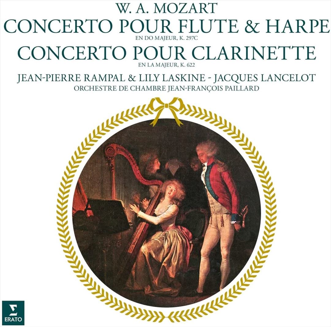 W.A. Mozart: Concerto pour Flute & Harp; Concerto pour Clarinette cover art
