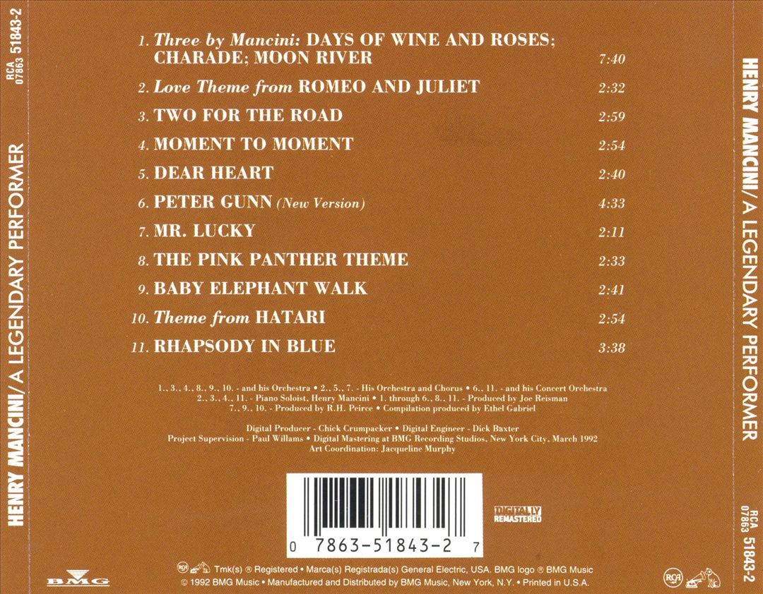 Legendary Performer cover art