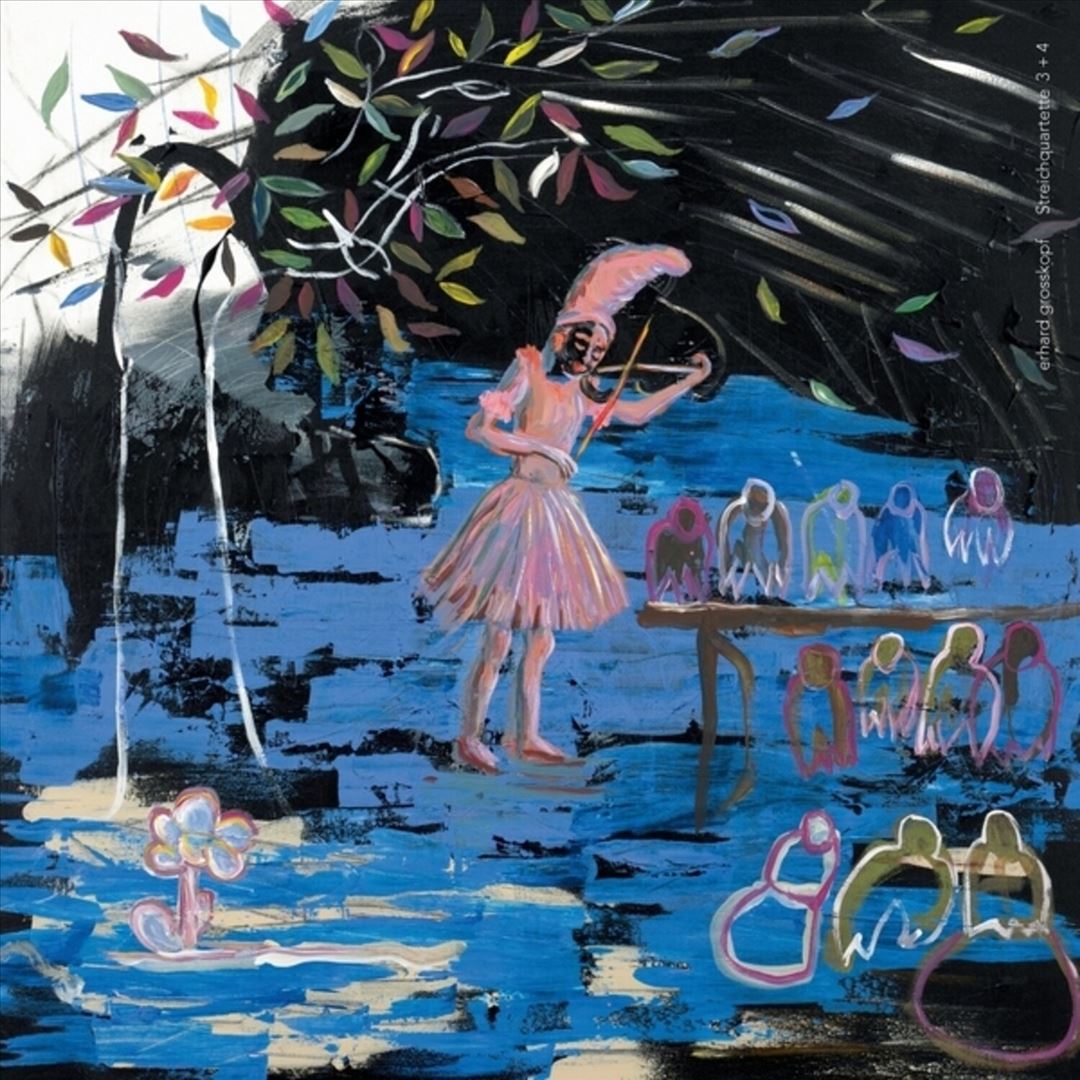 Erhard Grosskopf: Streichquartette 3 + 4 cover art