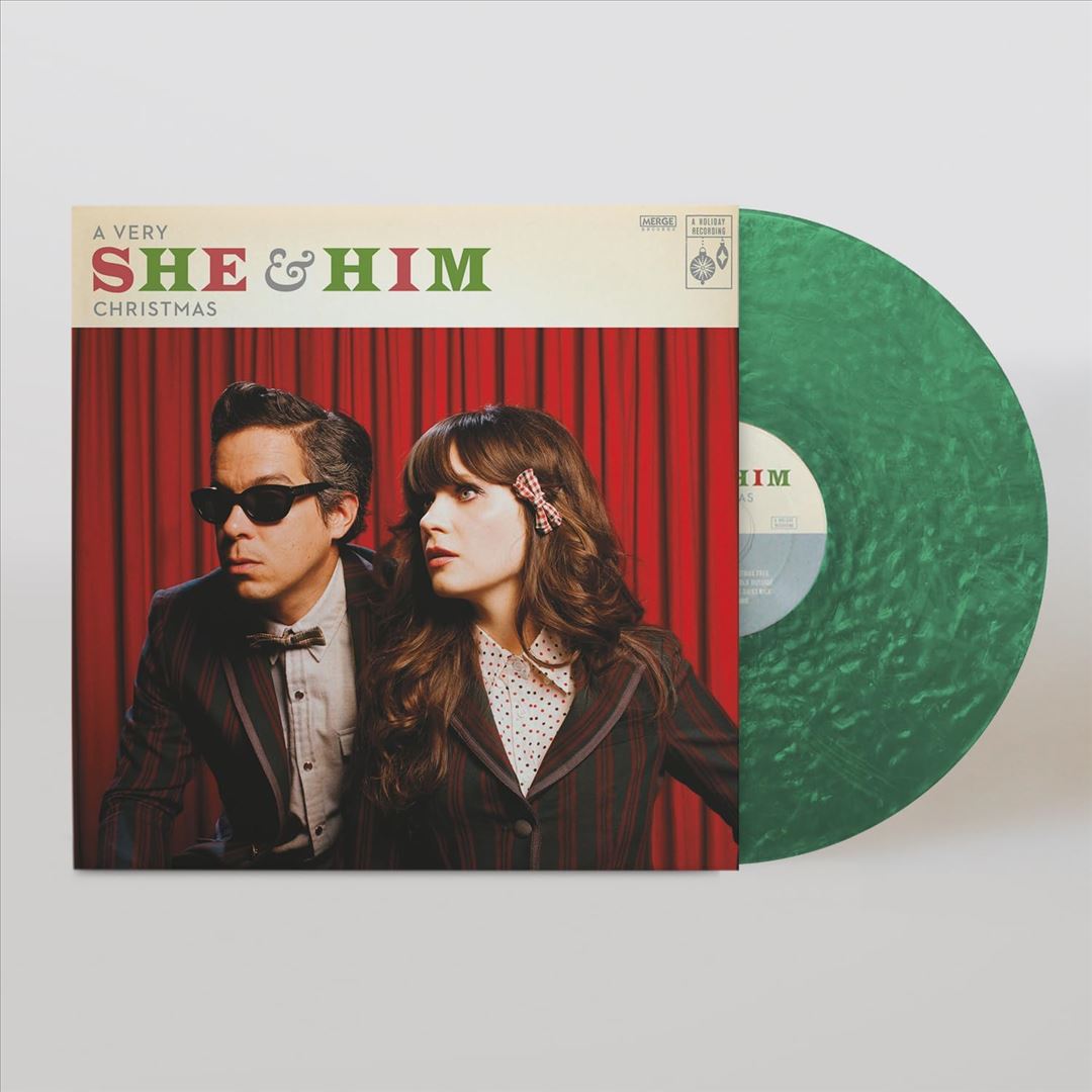 Very She & Him Christmas cover art