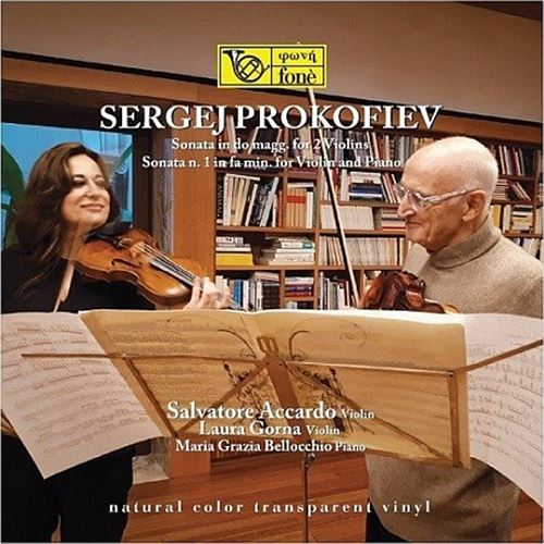 Sergej Prokofiev: Sonata in do magg. for 2 Violins; Sonata n. 1 in fa min. for Violin and Piano cover art