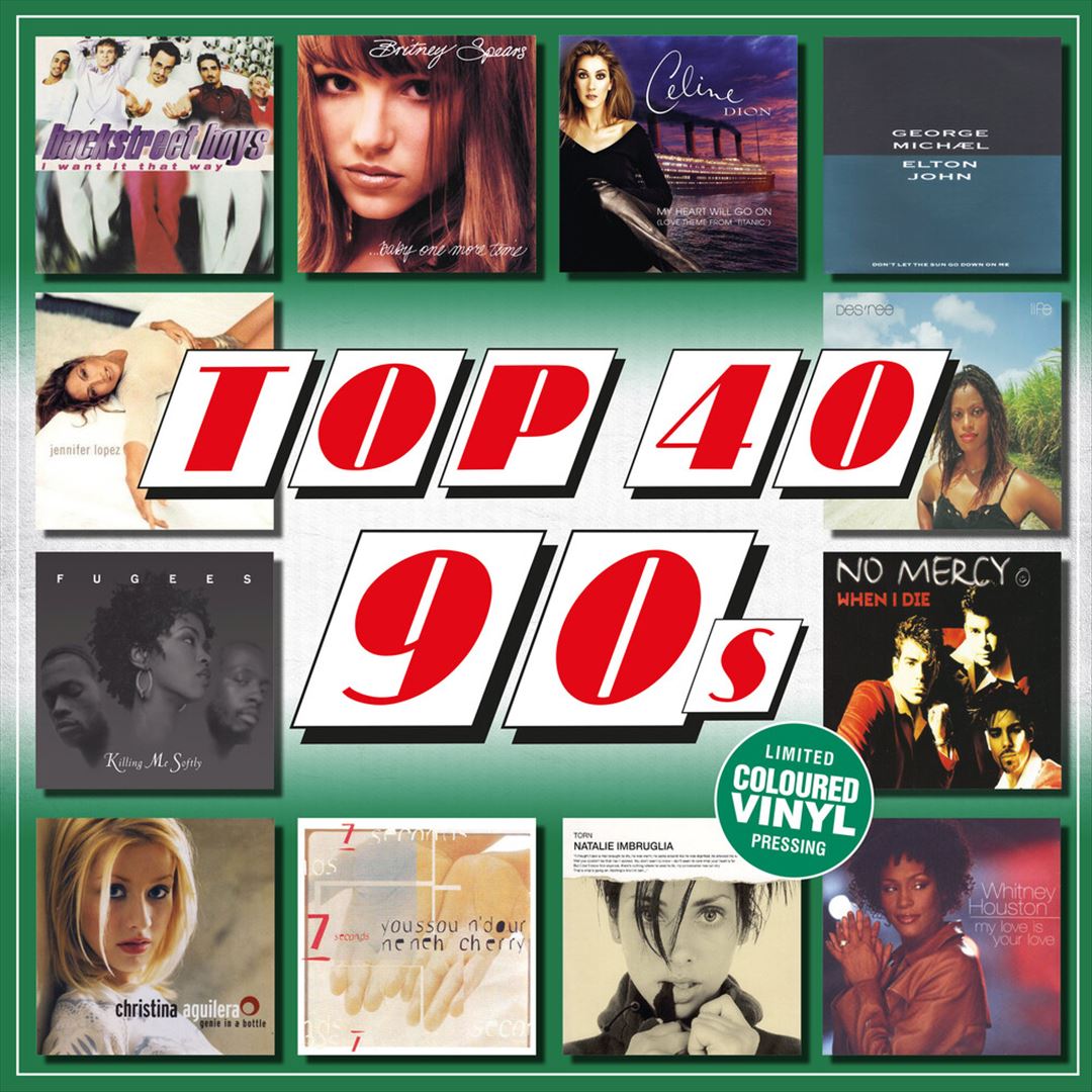 Top 40 90s cover art