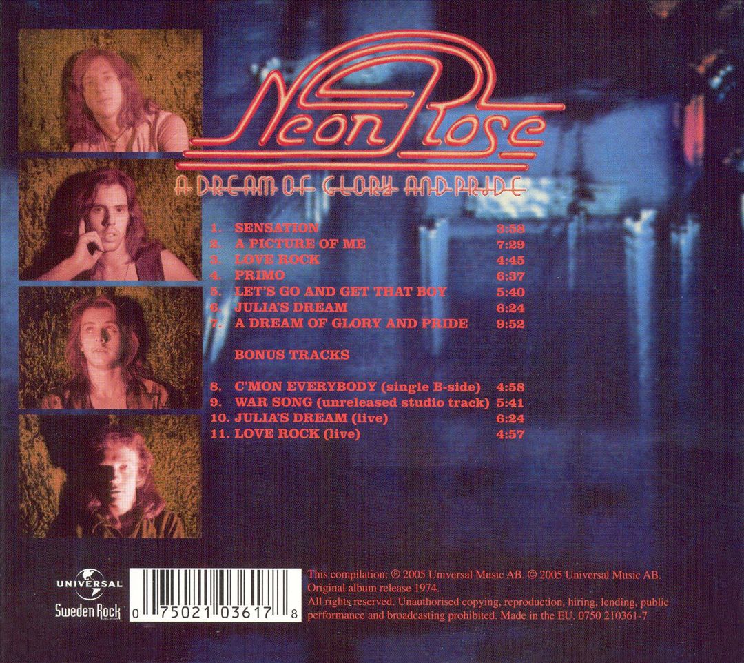 Dream of Glory and Pride cover art