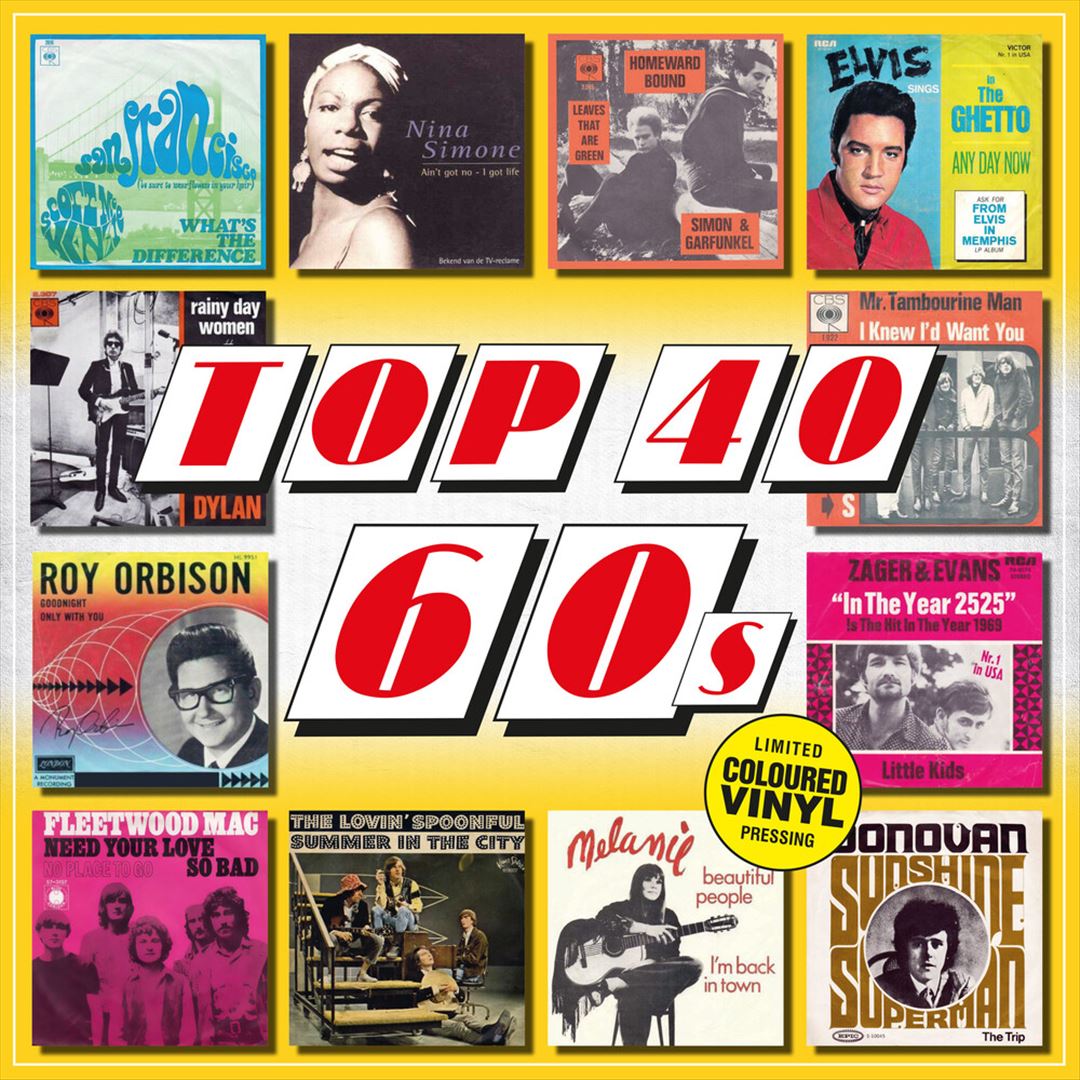 Top 40 60s cover art