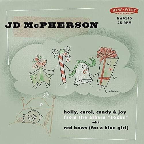 Holly, Carol, Candy & Joy/Red Bows (For a Blue Girl) cover art