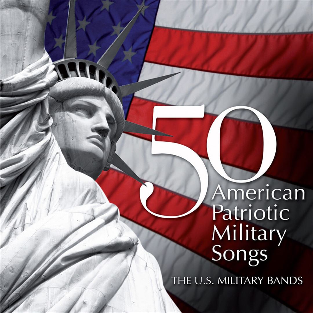 50 American Patriotic Military Songs cover art