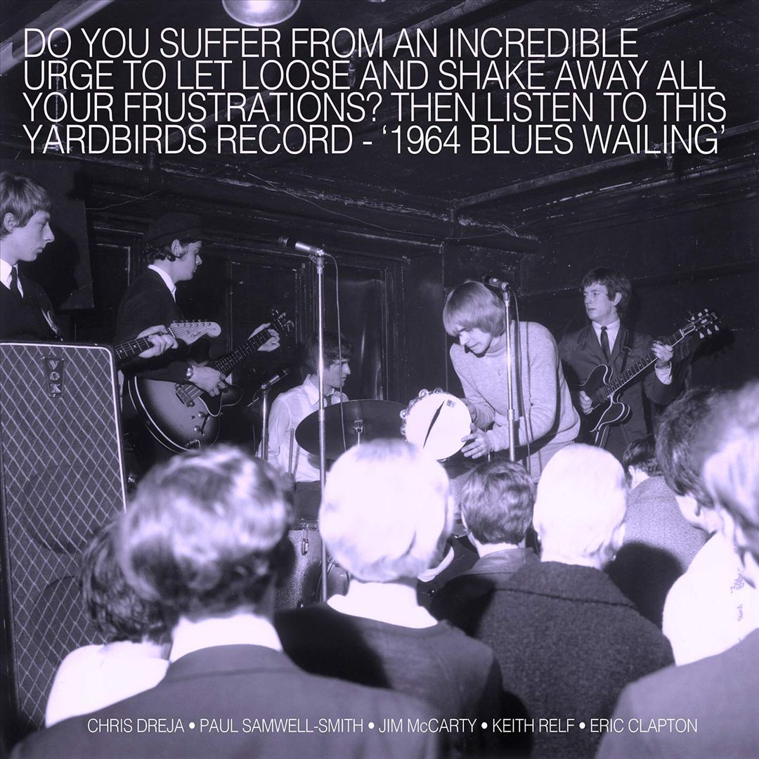 Blues Wailing: Five Live Yardbirds 1964 cover art