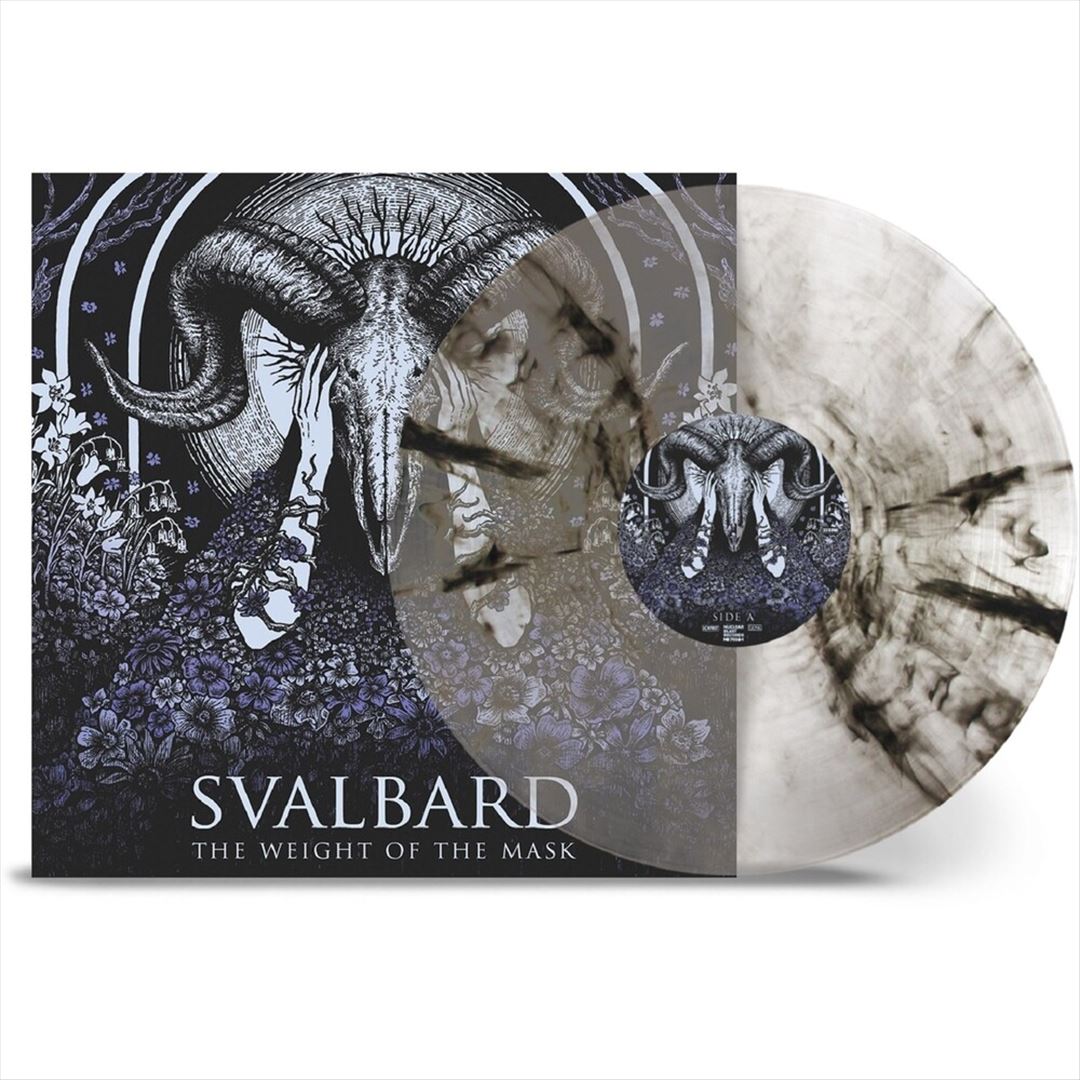 The Weight Of The Mask (SLEEVE CRYSTAL CLEAR w/ BLACK MARBLE) cover art