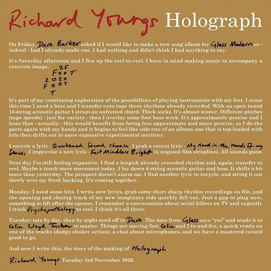 Holograph cover art