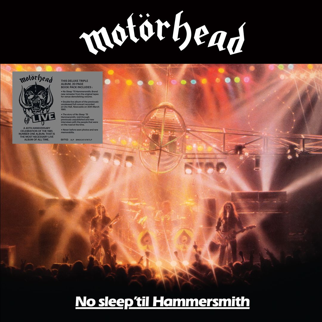 No Sleep 'Til Hammersmith cover art