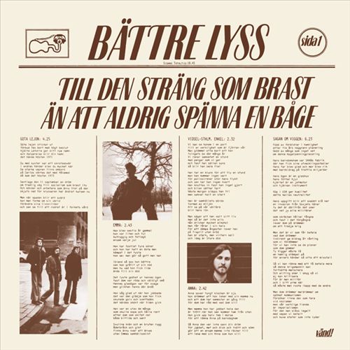 Till Den Strang Som Brast an Att Aldrig Spanna En cover art