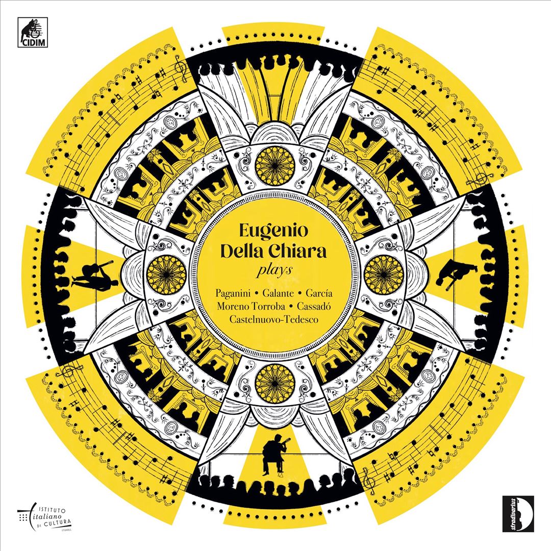 Eugenio Della Chiara plays Paganini, Galante, García, Moreno Torroba, Cassadó, Castelnuovo-Tedesco cover art