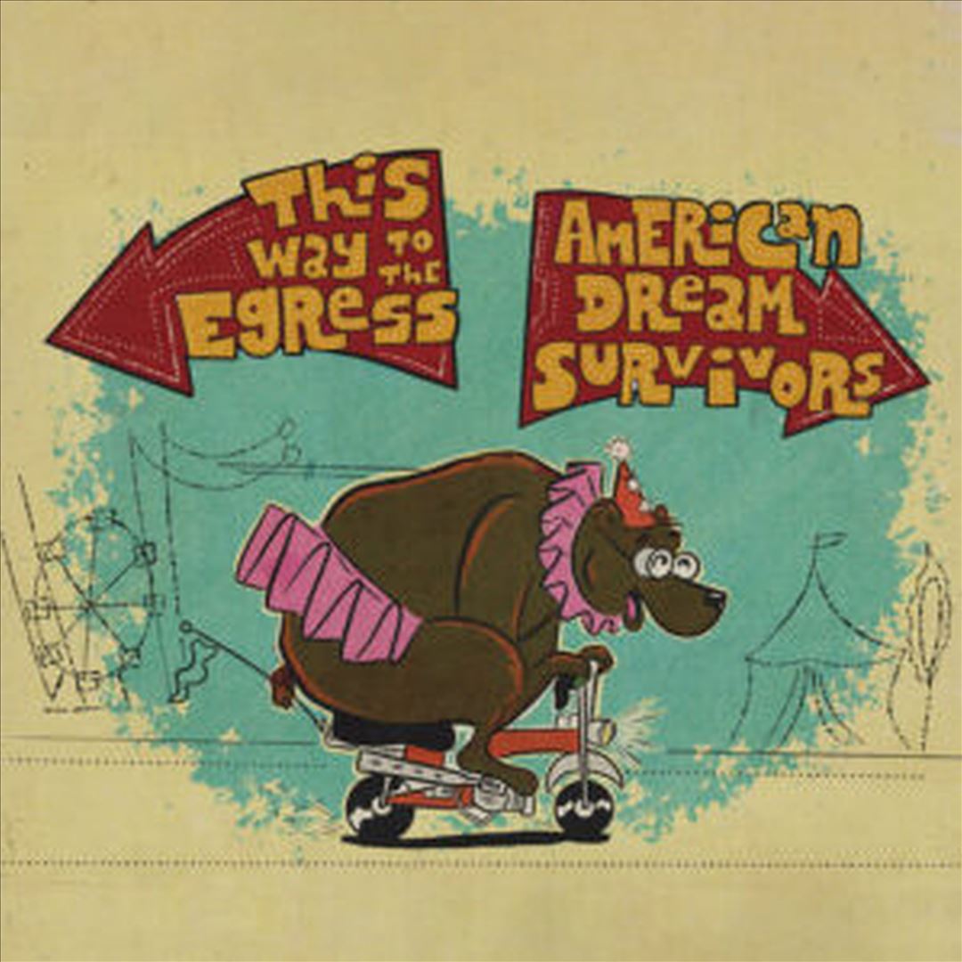 This Way to the Egress / American Dream Survivors Split LP cover art