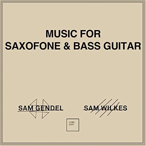 Music for Saxofone & Bass Guitar cover art