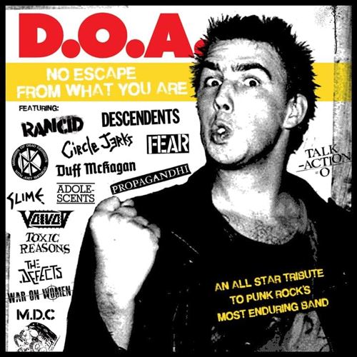 D.O.A. - No Escape From What You Are-Orange Vinyl cover art