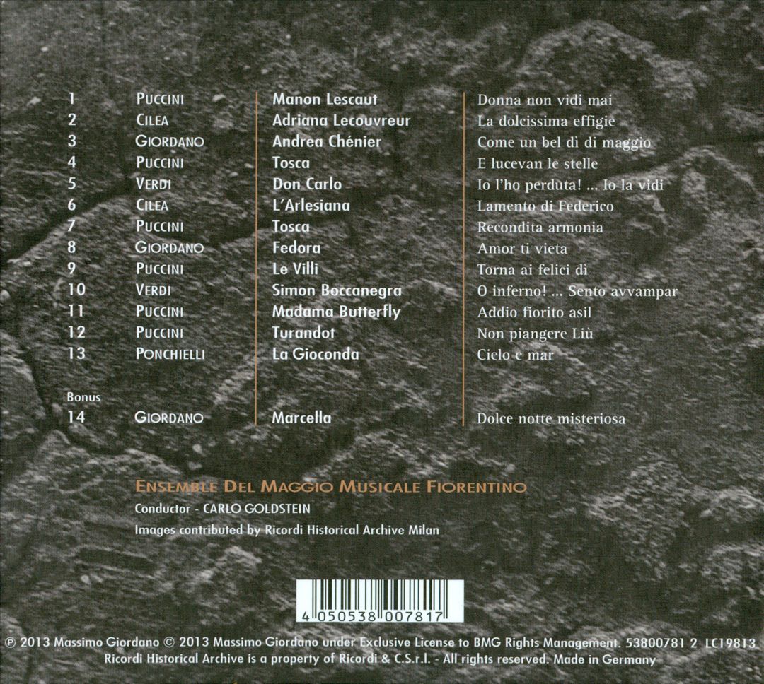 Amore e Tormento: Italian Arias cover art