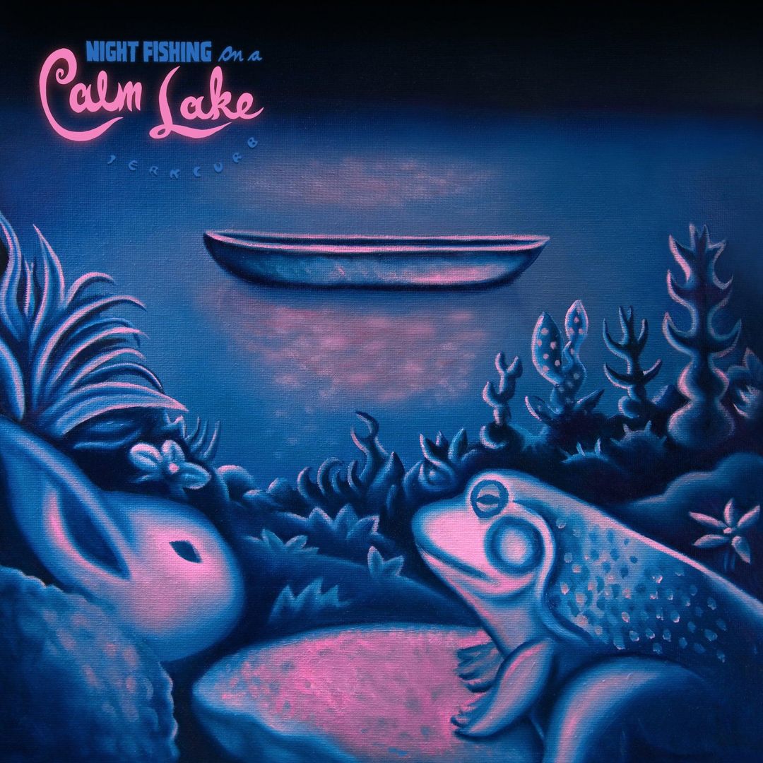 Night Fishing on a Calm Lake cover art