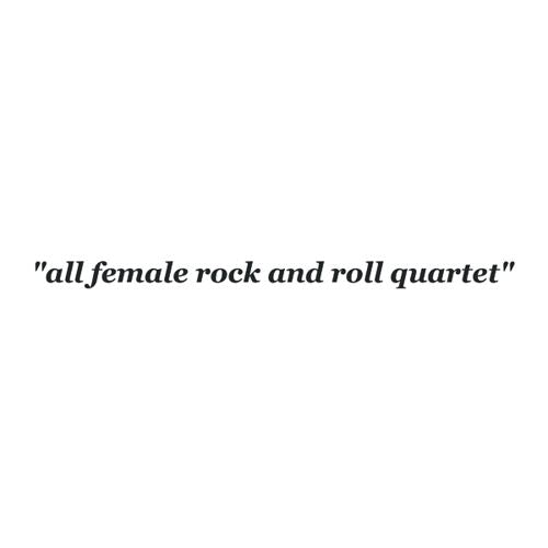 All Female Rock & Roll Quartet cover art