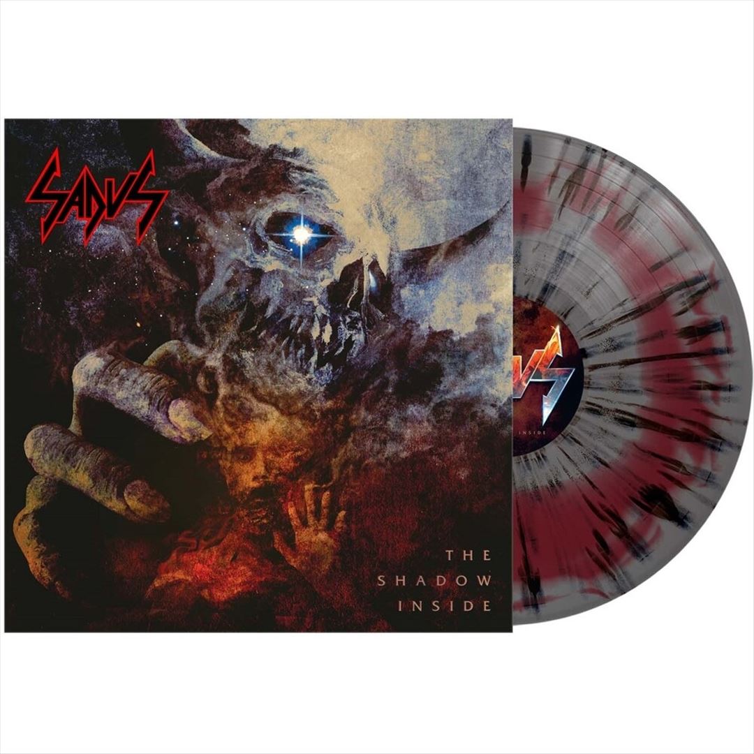 The Shadow Inside (Red and Silver Swirl w/ Black Splatter) cover art