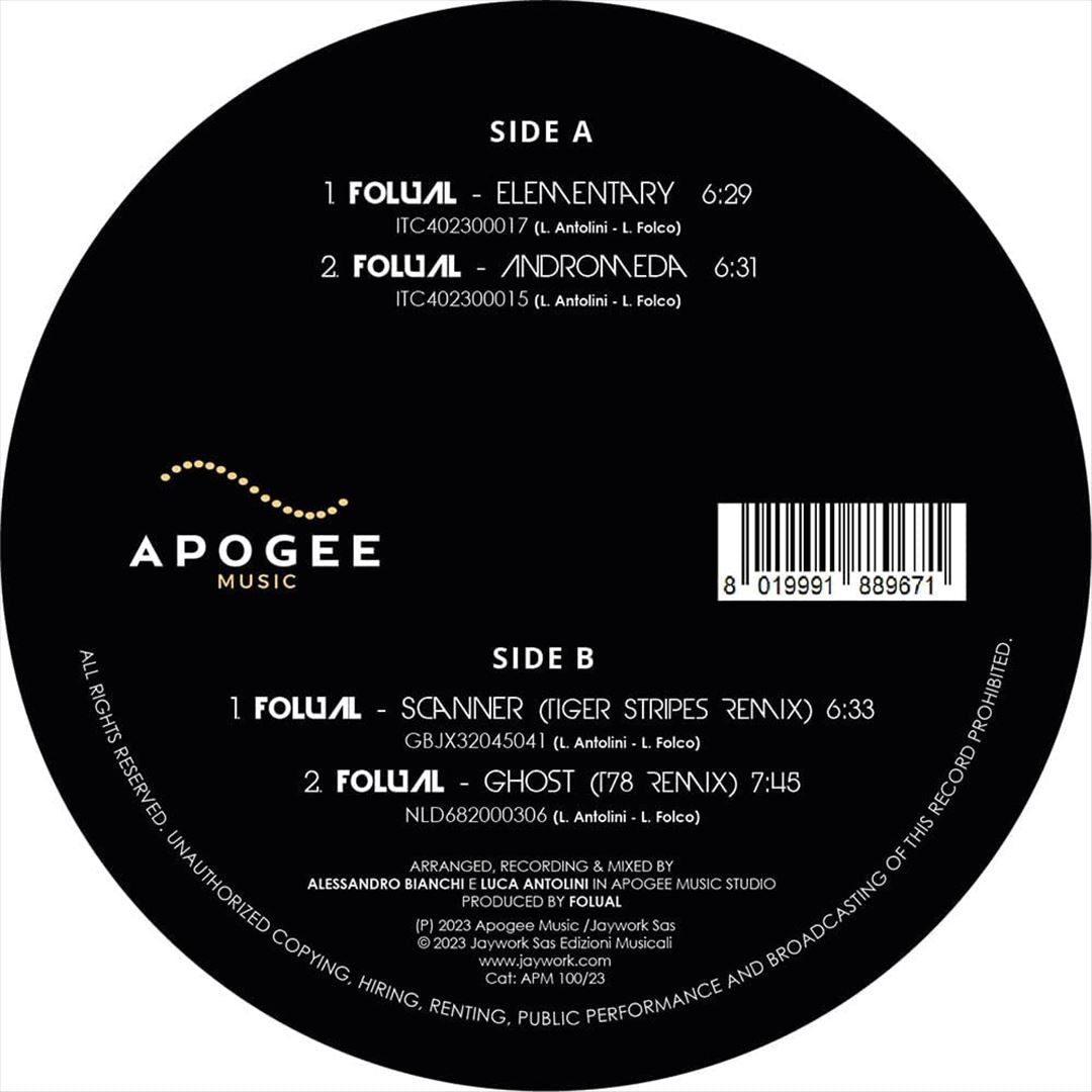 Apogee Music 001 cover art