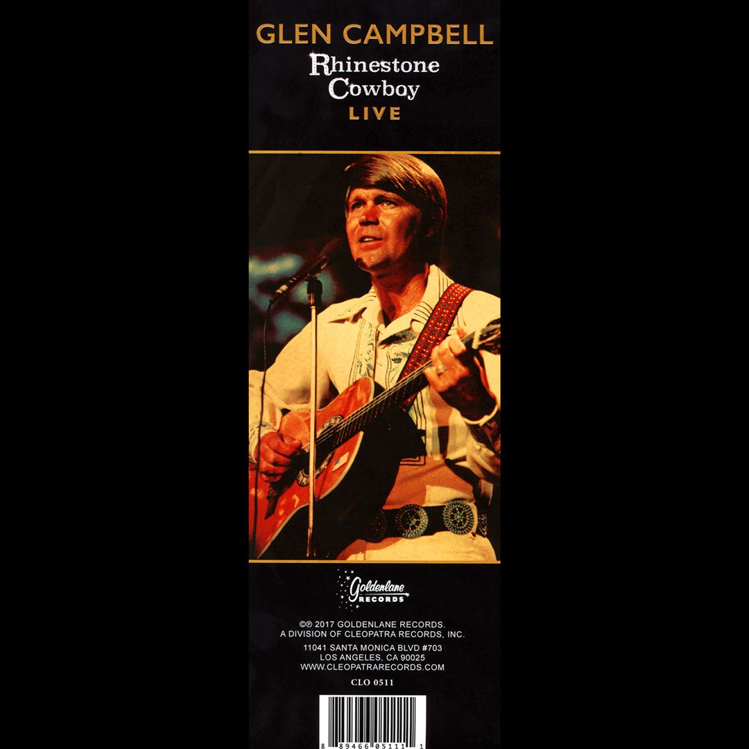 Rhinestone Cowboy: Live in Concert cover art