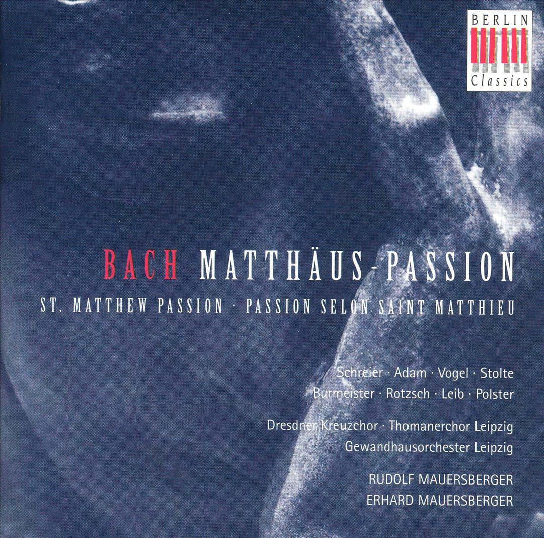 Bach: Matthäus-Passion cover art