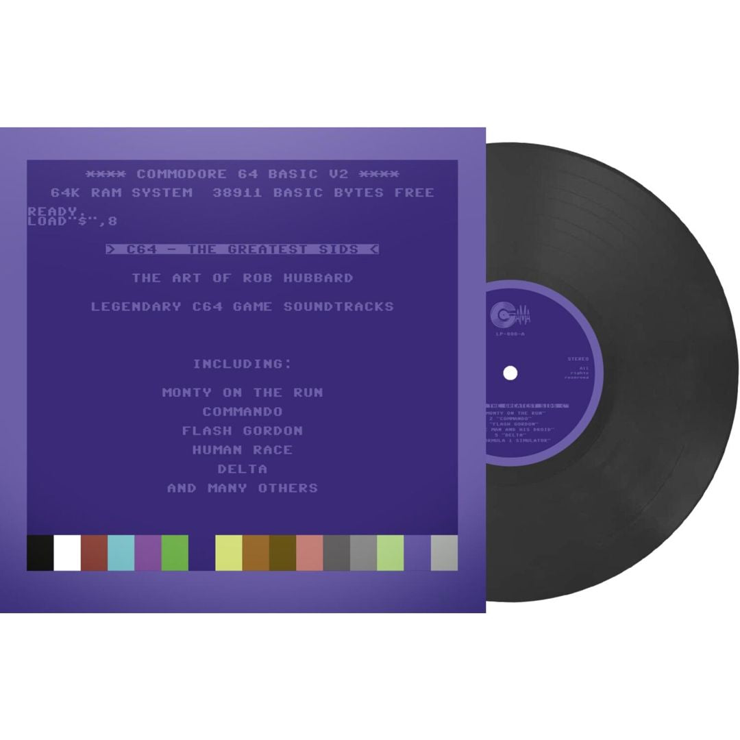 C64 Greatest Sids: The Art of Rob Hubbard [Limited to 100 Handnumbered Edition Dark Grey Vinyl] cover art