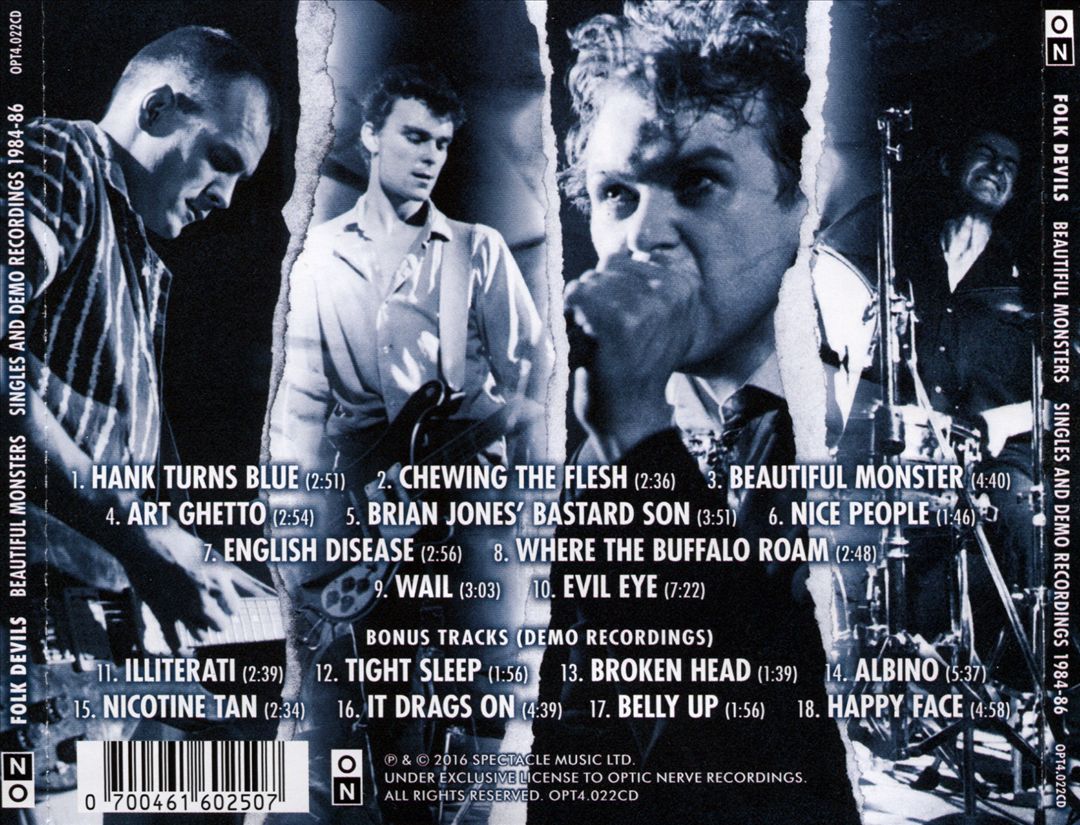 Beautiful Monsters: Singles and Demo Recordings 1984-86 cover art