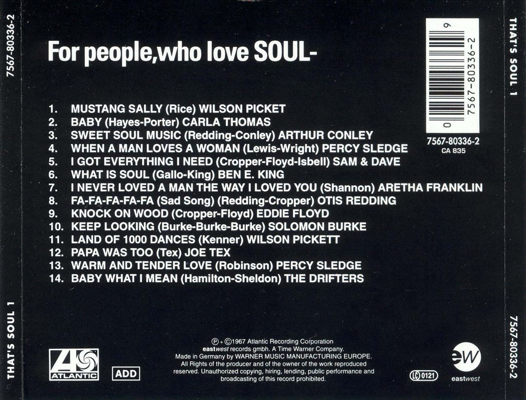 That's Soul, Vol. 1 cover art