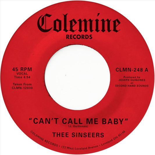 Can't Call Me Baby/Take a Chance cover art