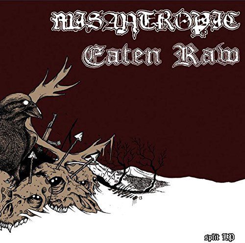 Misantropic/Eaten Raw [Split LP] cover art