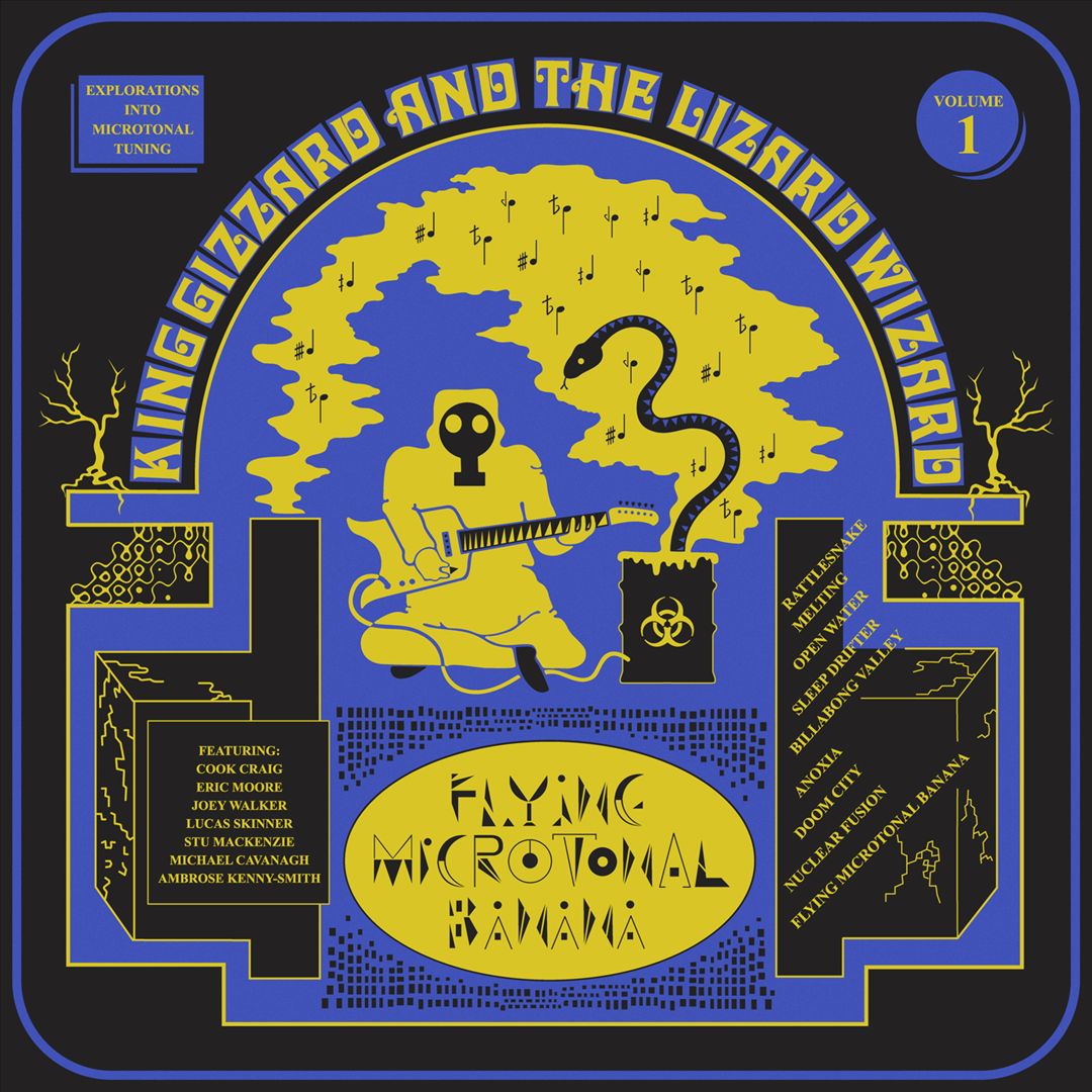 Flying Microtonal Banana [Blue and Gold Vinyl] cover art