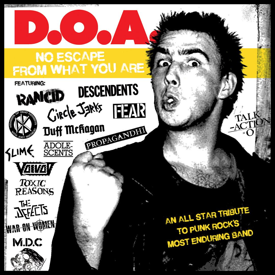 D.O.A. - No Escape From What You Are - Red Vinyl cover art