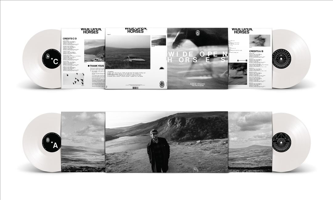 Wide open, horses [White Vinyl 2 LP] cover art