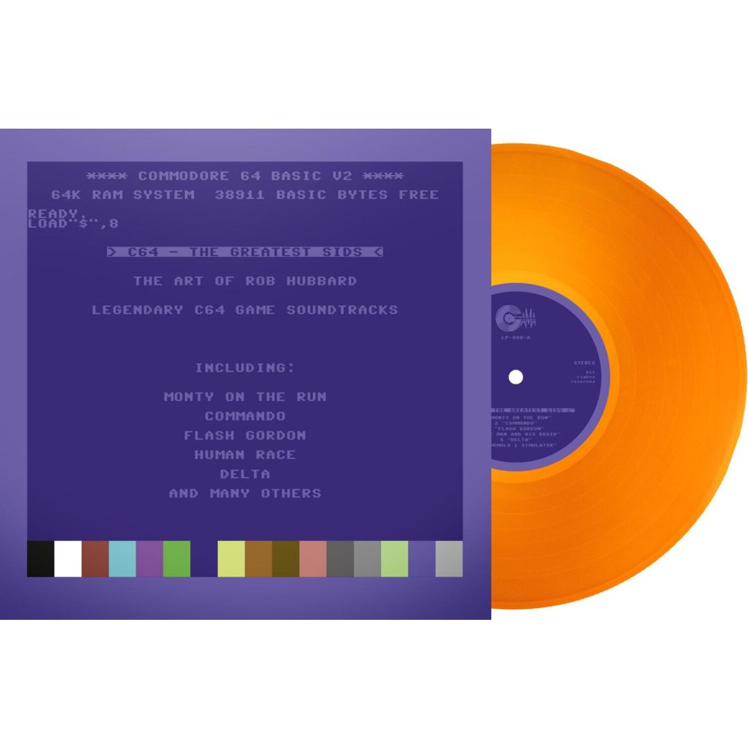 C64 Greatest Sids: The Art of Rob Hubbard [Limited to 100 Handnumbered Edition] [Orange Vinyl] cover art