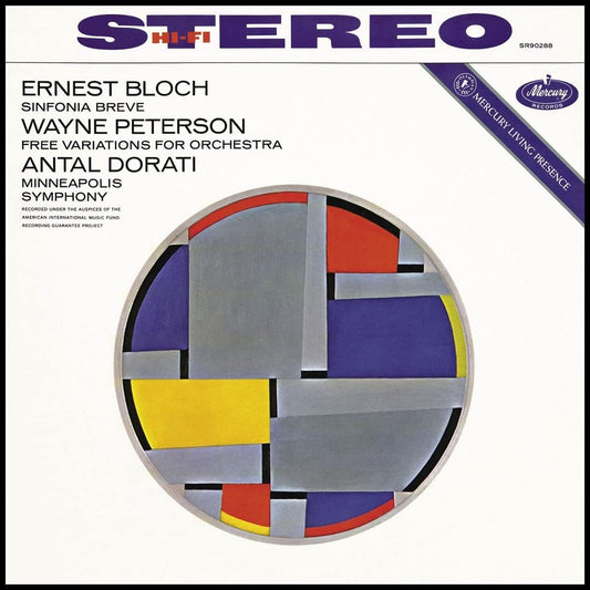 Bloch: Sinfonia Breve; Wayne Peterson: Free Variations cover art
