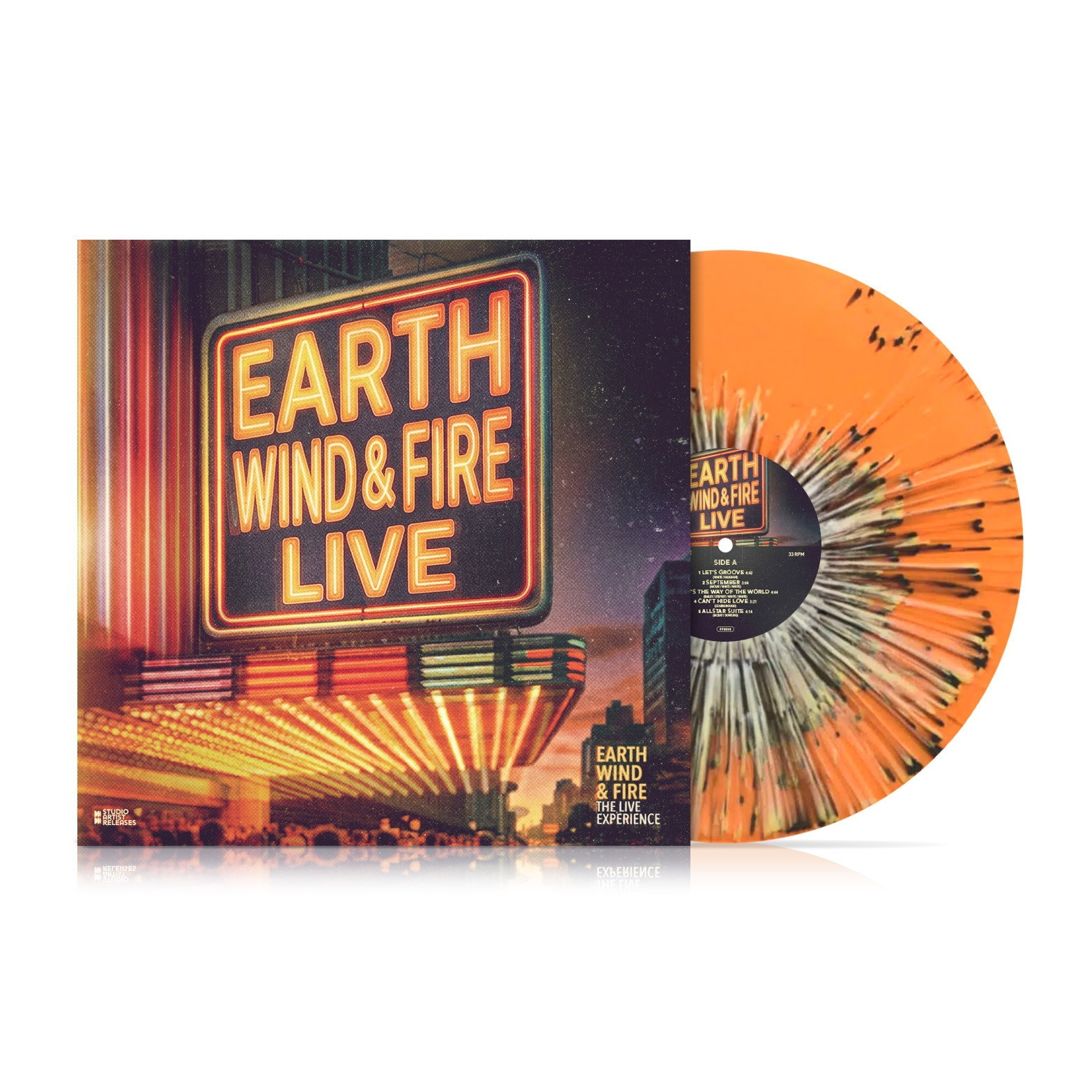 Earth, Wind & Fire: The Live Experience [Orange Splatter Vinyl] cover art